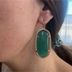 Jade statement earring like Kendra Scott